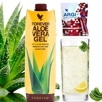 FOREVER ALOE VERA DRIKKE GEL / ARGI+  Aloe Vera drik med C-vitamin.